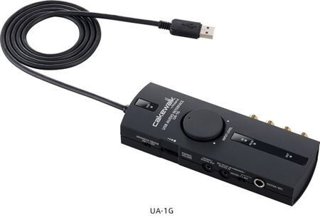 ケーブル一体型のUSBオーディオ・インターフェース「UA-1G」発売 ...